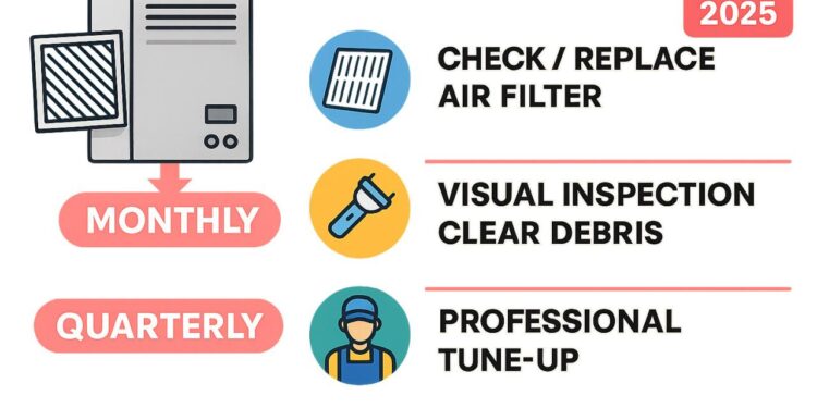 Furnace maintenance schedule: Avoid 2025 Breakdowns